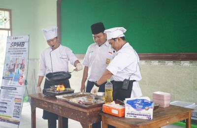 Sosialisasi SPMB, Demo Jurusan Kuliner di SMP NU Al Ma'ruf Kudus